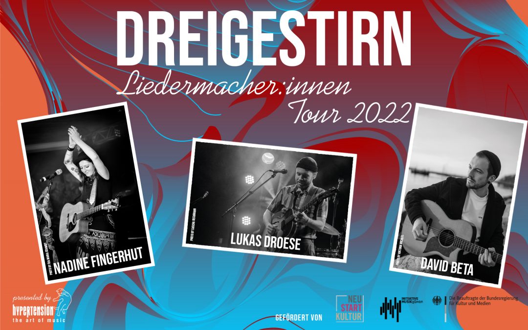 Dreigestirn – Liedermacher:innen Tour 2022